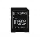 Карта памяти Kingston 4 Гб class4 microSD + адаптер