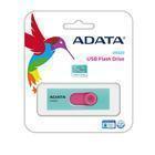Флешка ADATA UV220 16 Гб USB 2.0 зелено-розовая