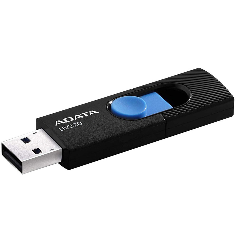 Флешка ADATA UV320 32 Гб USB 3.1 черно-синяя