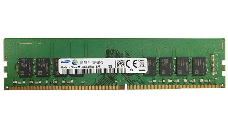 Оперативная память Samsung 16Gb DDR4 PC4-17000 M378A2K43BB1-CPB