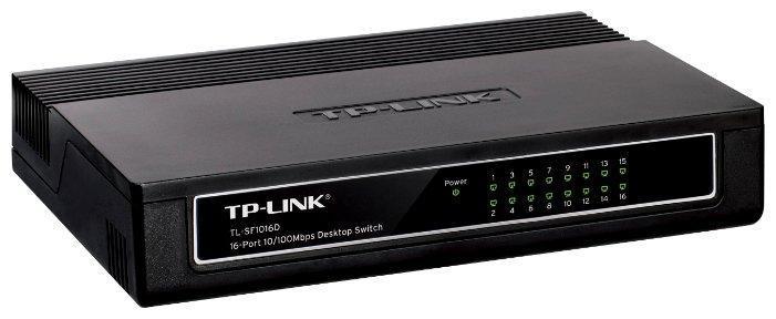 Коммутатор настольный TP-LINK TL-SF1016D