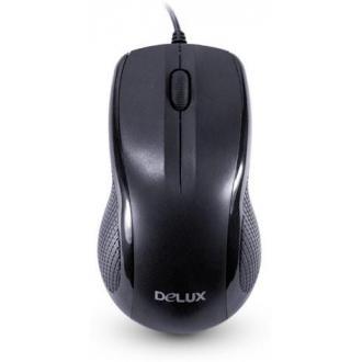 Мышь проводная Delux DLM-388OU USB черная