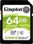 Карта памяти Kingston SDXC CL10 64GB