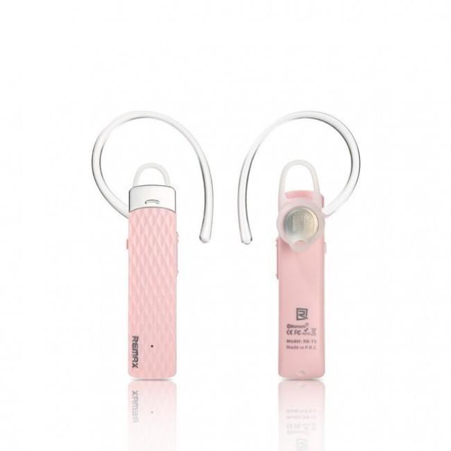 Bluetooth гарнитура Remax RB-T9 розовая