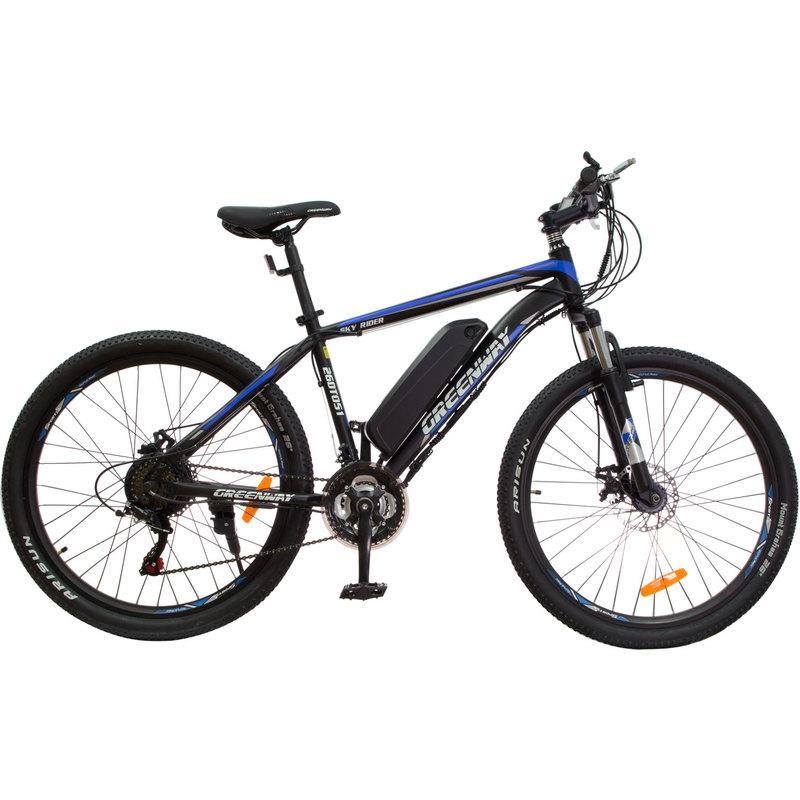 Электровелосипед Greenway 350W черно-синий