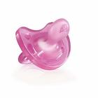 Пустышка Chicco Physio Soft 6-16м силиконовая розовая, 1 шт