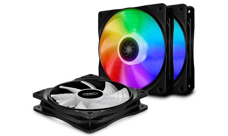 Вентилятор для корпуса Deepcool CF 120 с подсветкой 3 шт.