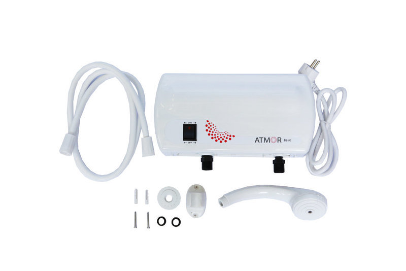 Водонагреватель проточный Atmor Basic (5 KW COMBI)