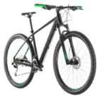 Велосипед для взрослых Cube Analog 17" (2019) черно-зеленый