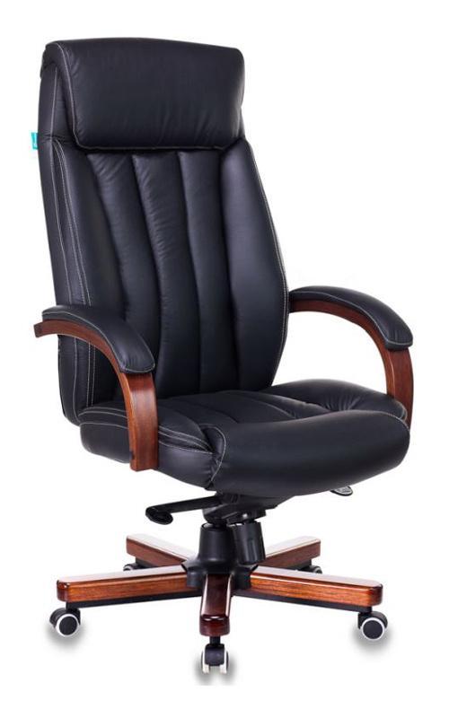 Кресло Бюрократ Walnut T-9922 черное