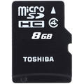 Карта памяти microSDHC Toshiba M102 8GB Class 4 + SD адаптер