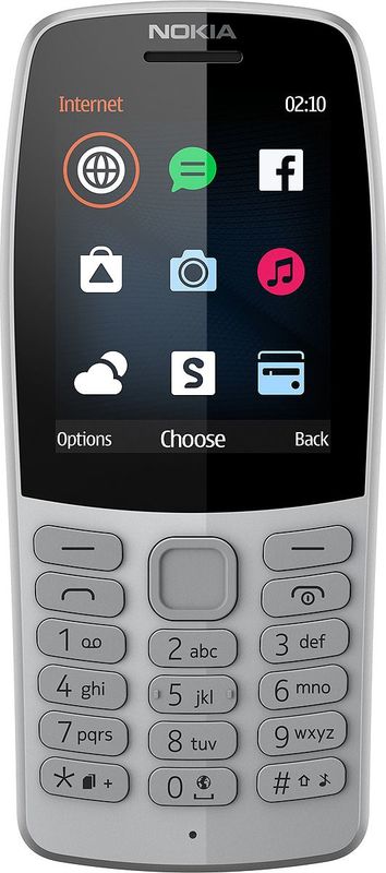 Сотовый телефон Nokia 210 серый