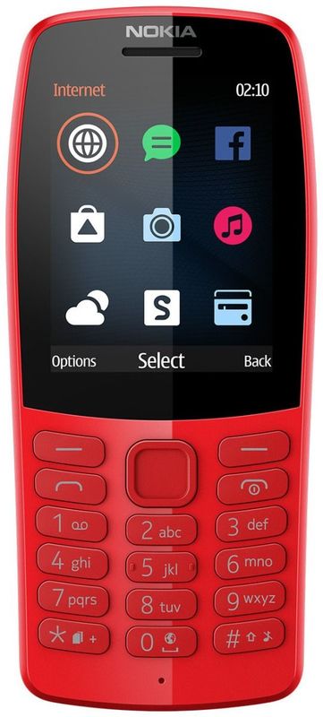 Сотовый телефон Nokia 210 красный