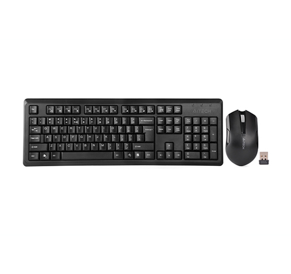Комплект клавиатура + мышь A4Tech 4200N черный