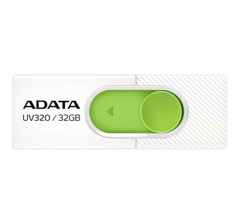Флешка ADATA UV320 32 Гб USB 3.2 Бело-зеленая