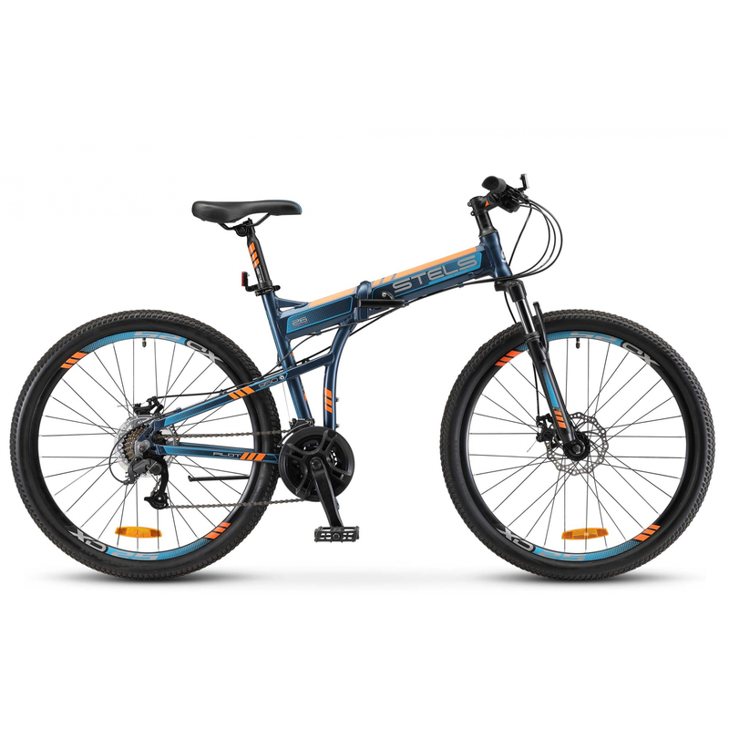Велосипед Stels Pilot 950 V010 D26 19" сине-оранжевый