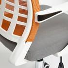Кресло Tetchair Ray (ткань) серо-оранжевое