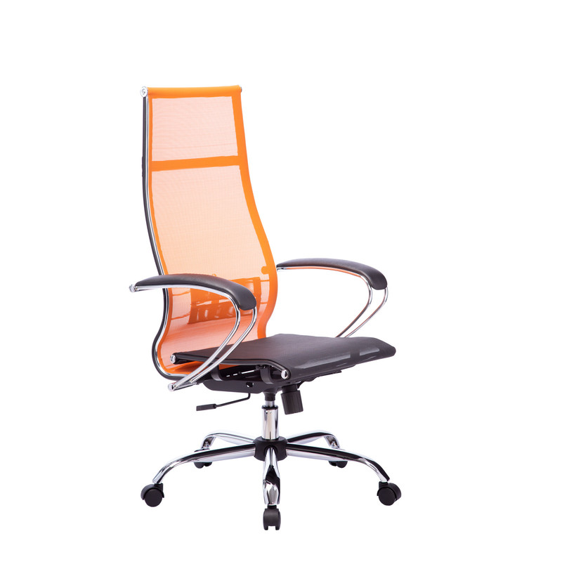 Кресло Metta SK1-BK+CH2 К7 оранжевое