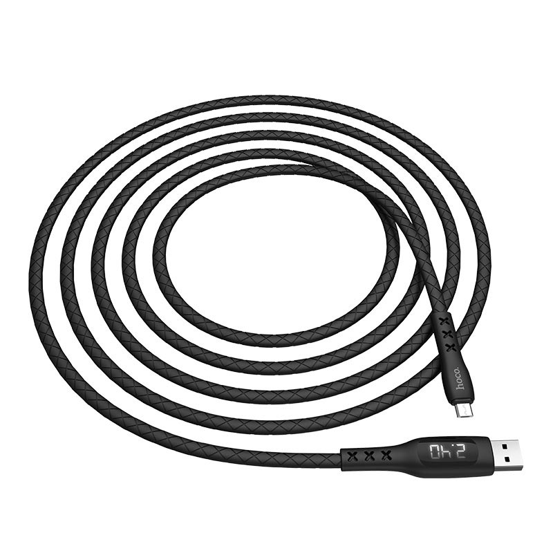 Кабель Hoco U75 Blaze USB-microUSB черный