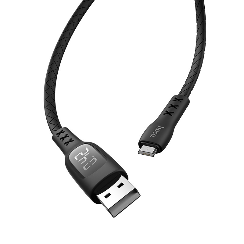 Кабель Hoco S6 Sentinel USB-microUSB черный
