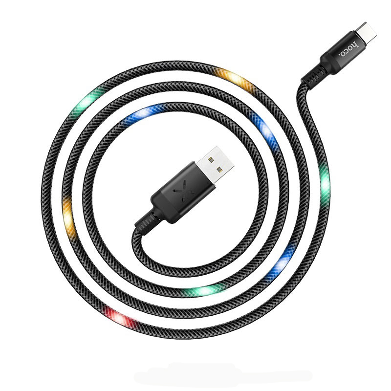 Кабель Hoco U63 Spirit USB-USB Type-C черный