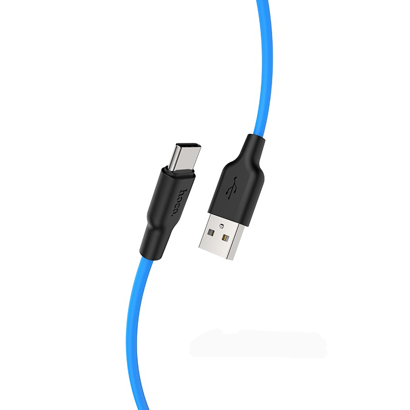 Кабель Hoco X21 Plus USB-USB Type-C черно-синий