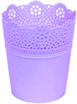 Горшок Prosperplast Lace DLAC160 фиолетовый