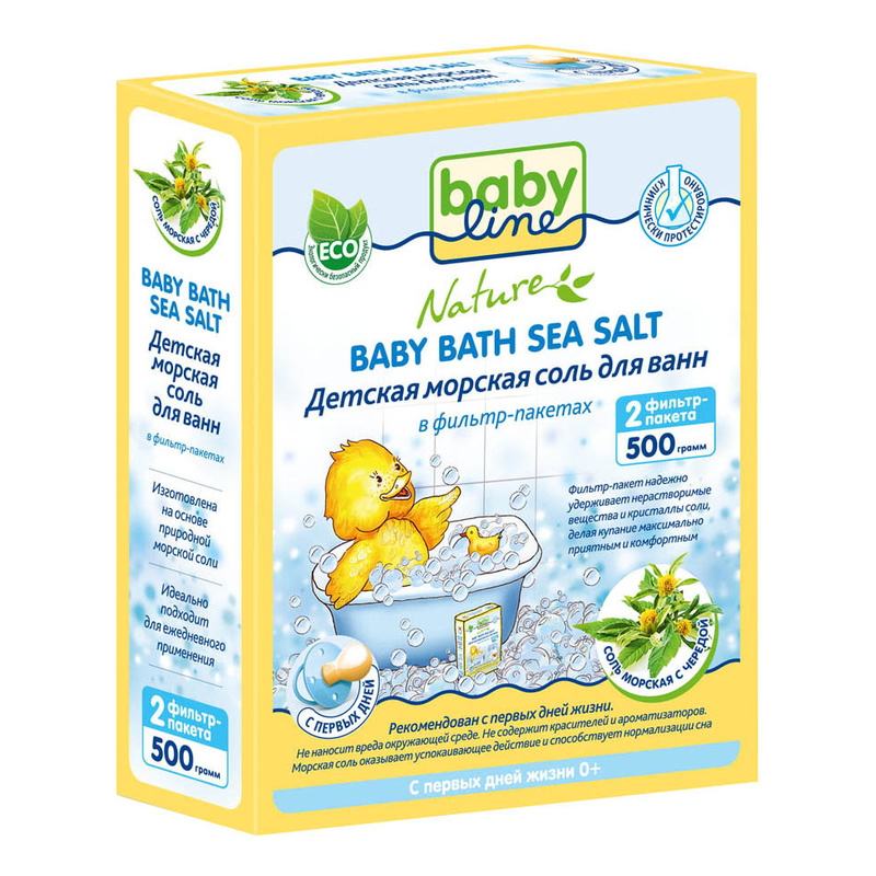 Соль для ванны Babyline Nature DN84 с чередой