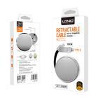 Кабель LDNIO LC-90 USB-microUSB-Type-C Silver/Gold