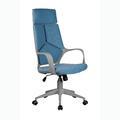 Кресло Riva Chair 8989 (серый пластик) синее