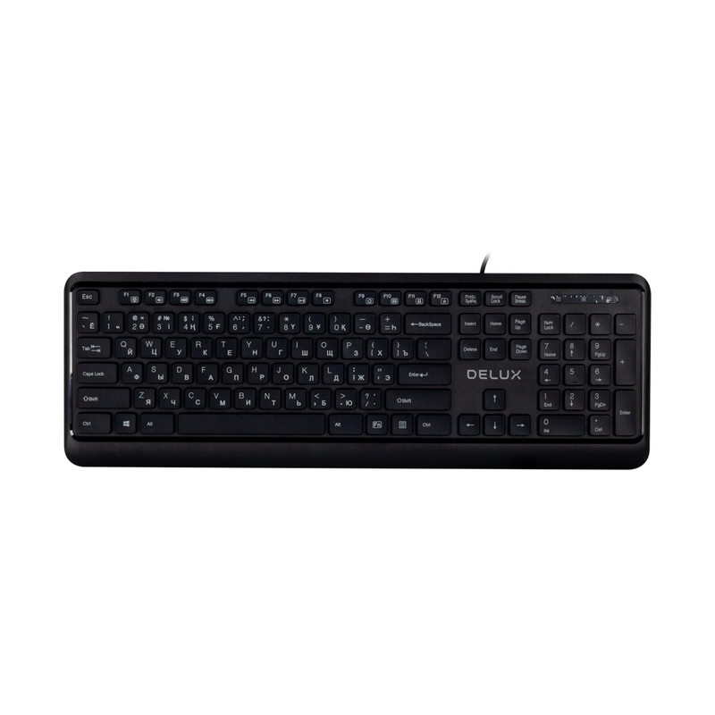 Клавиатура Delux DLK-290UB черная