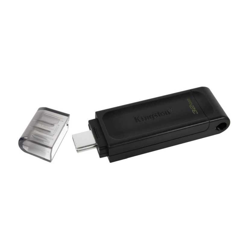 Флешка Kingston Data Traveller 70 32GB USB 3.2 Type-C черная