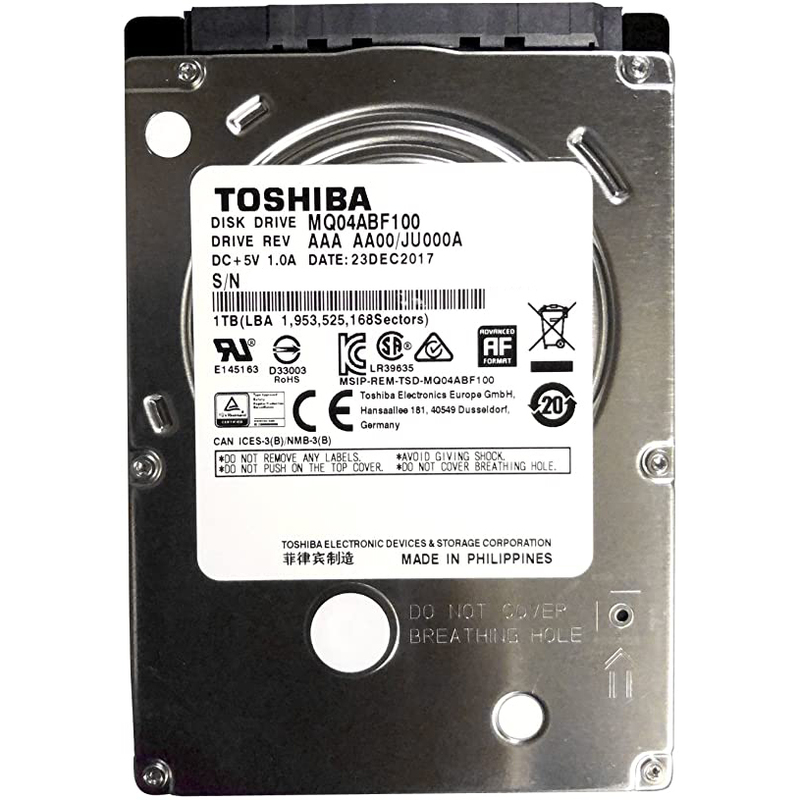 Накопитель HDD Toshiba 1TB Slim