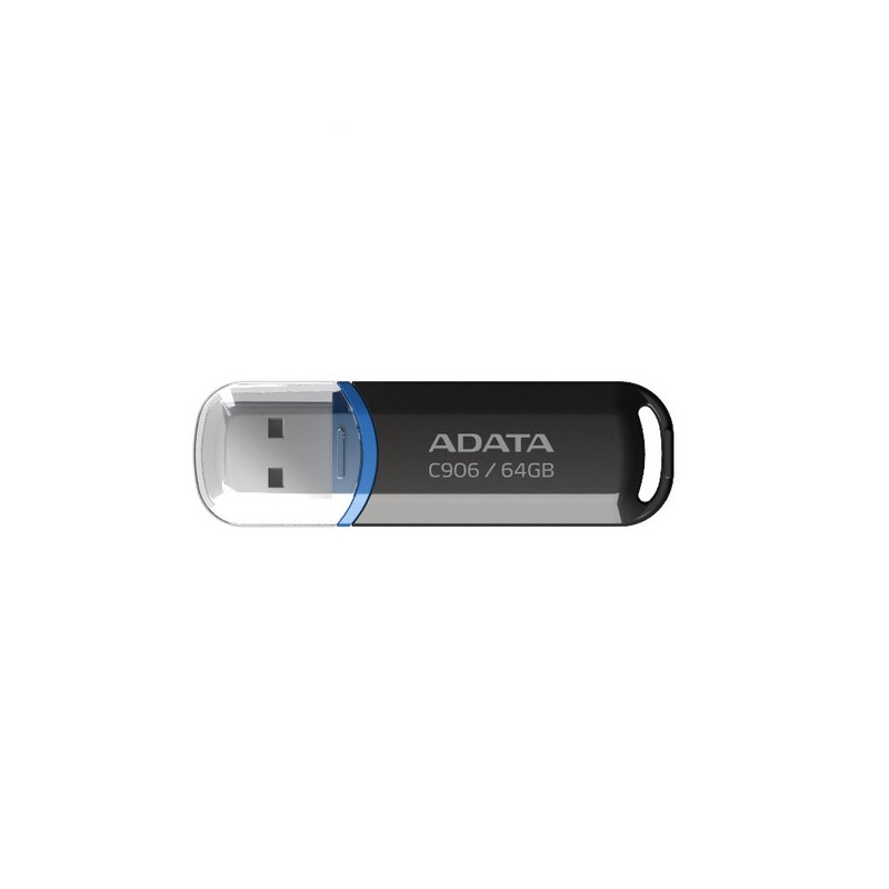 Флешка ADATA C906 64GB USB 2.0 черно-синяя