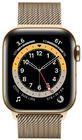 Умные часы Apple Watch Series 6 GPS + Cellular 44mm Stainless Steel Case with Milanese Loop золотые