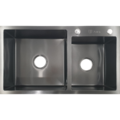 Кухонная мойка Avina HM-8045-3BL черная