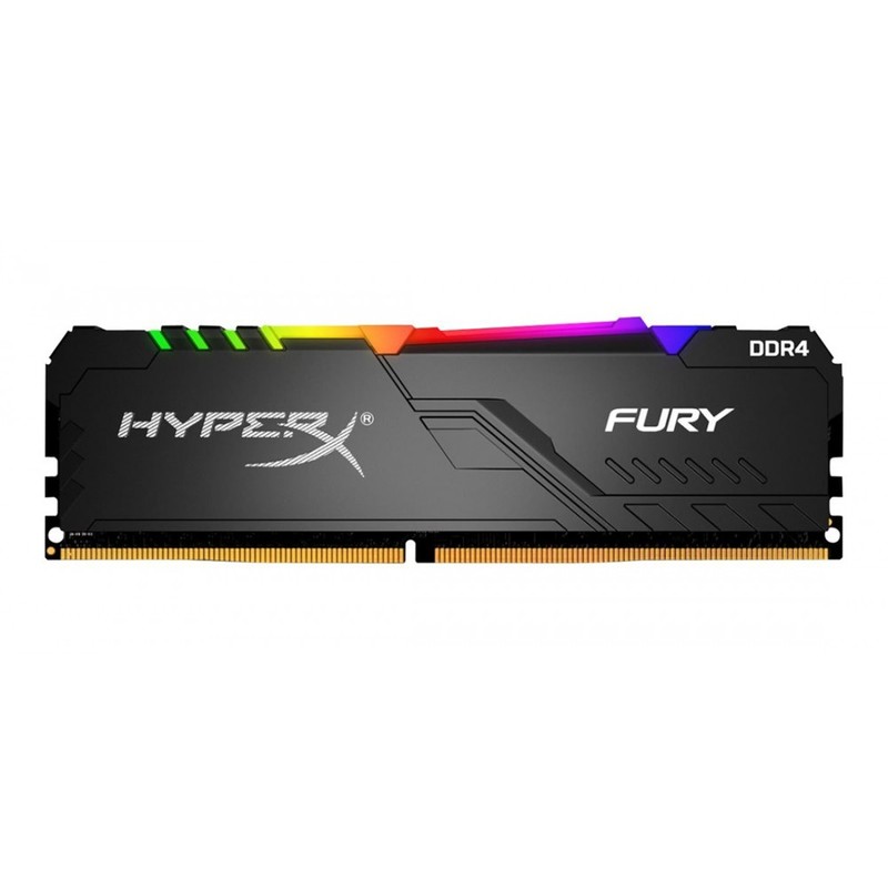 Модуль оперативной памяти Kingston HyperX Fury RGB 8GB DIMM DDR4 2666Mhz (HX426C16FB3A)