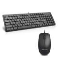 Комплект мышь + клавиатура Delux KA150U + M138BU USB 2.0 черный
