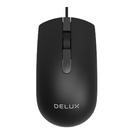 Мышь Delux M322BU черная