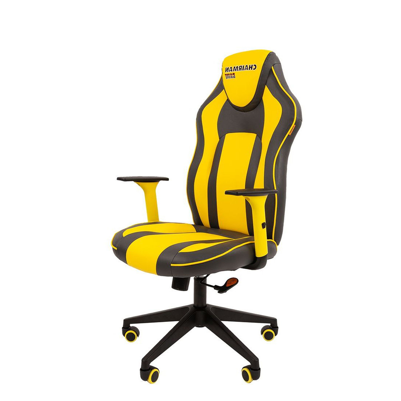 Кресло Тайпит Chairman Game 23 серо-желтое