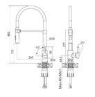 Смеситель Paulmark Halt Ha214021-401 антрацит