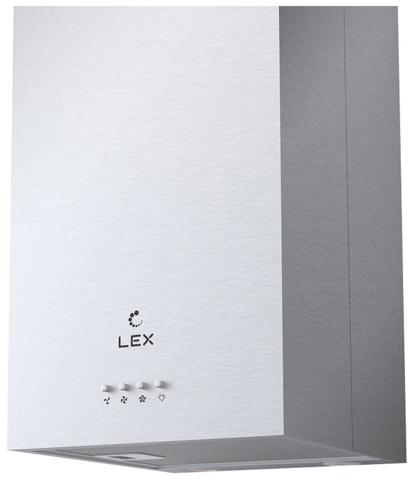 Вытяжка Lex Tubo Quattro Isola 350 Inox
