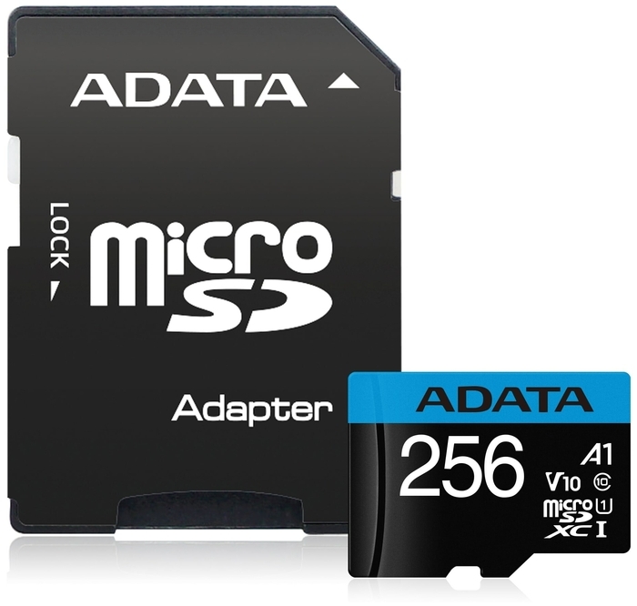 Карта памяти micro SDXC ADATA Premier 256GB + Adapter