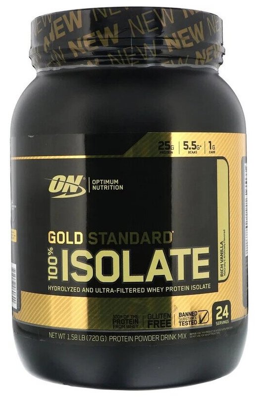 Протеин Optimum Nutrition 100% Isolate Gold Standard 750 гр.
