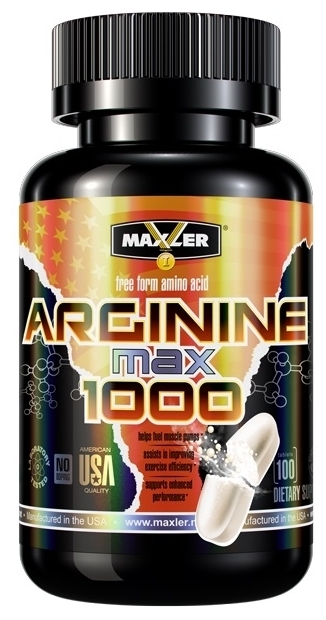 Аминокислоты Maxler Arginine 1000 100 таблеток