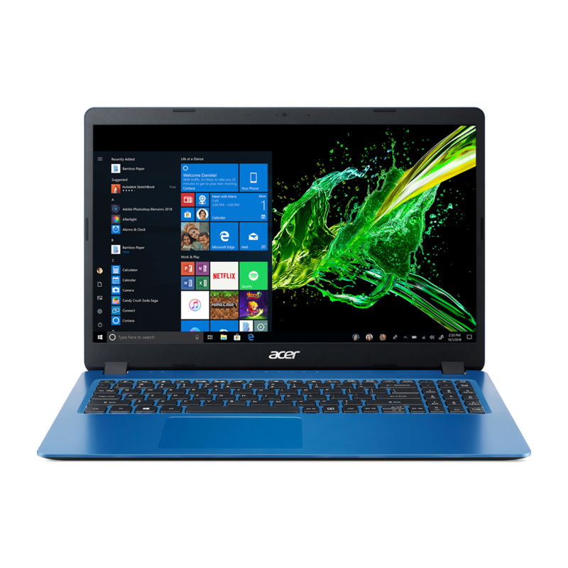 Ноутбук Acer Aspire A315-56 Intel Core i3-1005G1 8GB DDR4 128GB SSD FHD DOS Indigo Blue