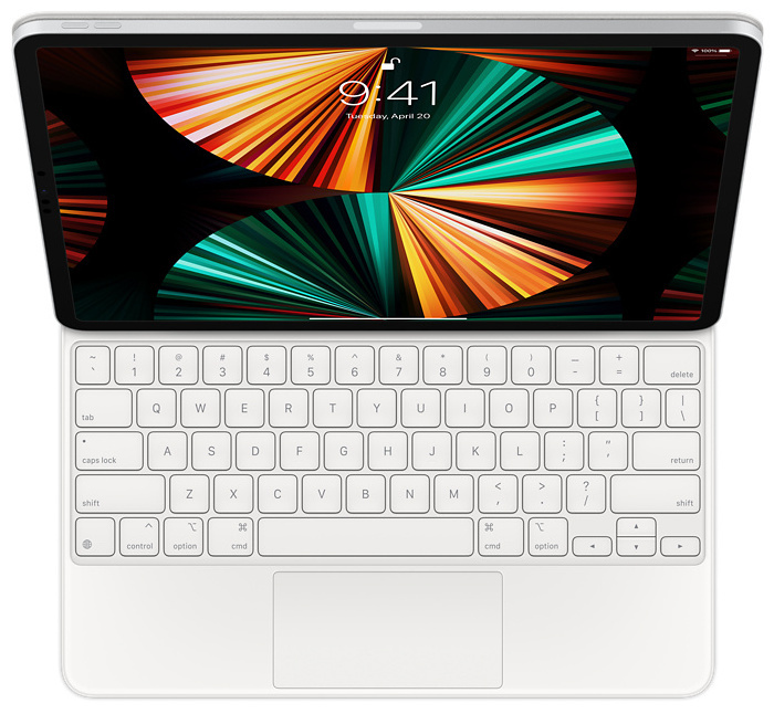 Клавиатура Apple Magic Keyboard для iPad Pro 12,9" (2021) белая