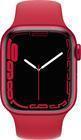 Умные часы Apple Watch Series 7 GPS 45mm Aluminum Case with Sport Band красные